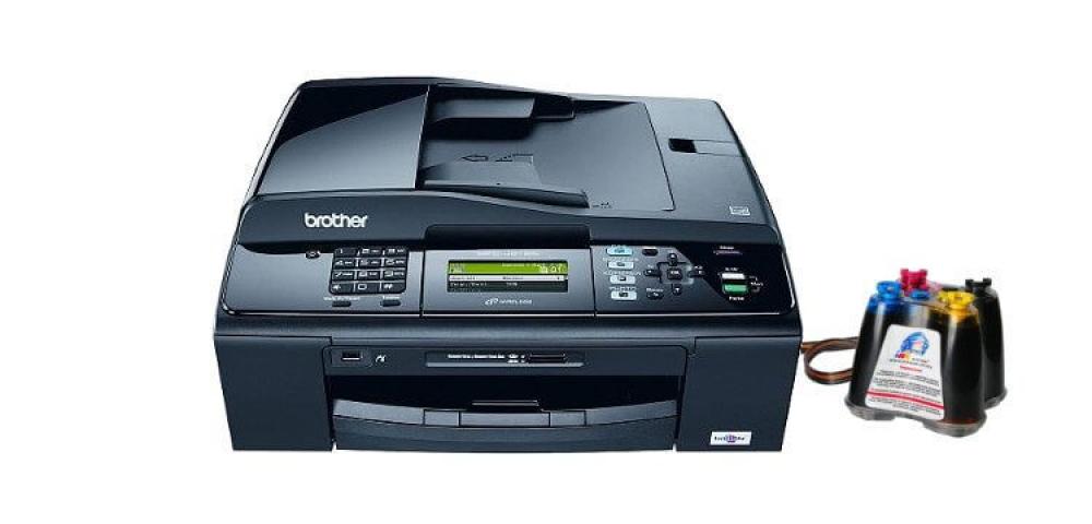 изображение МФУ Brother MFC 615C с СНПЧ и чернилами - изображение 1