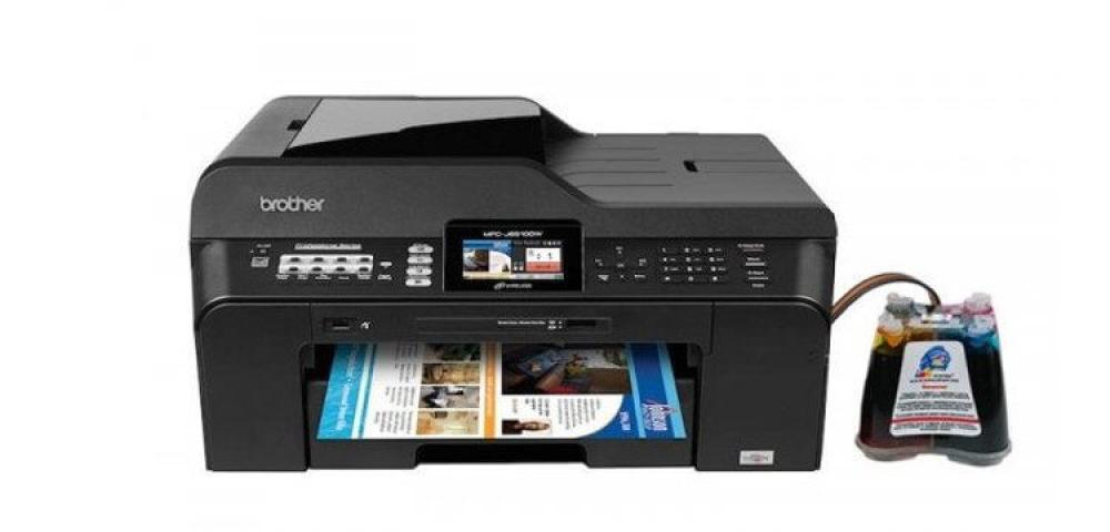 изображение МФУ Brother MFC J6710DW с СНПЧ и чернилами - изображение 1