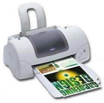 Принтер Epson Stylus Color 680 с СНПЧ и чернилами