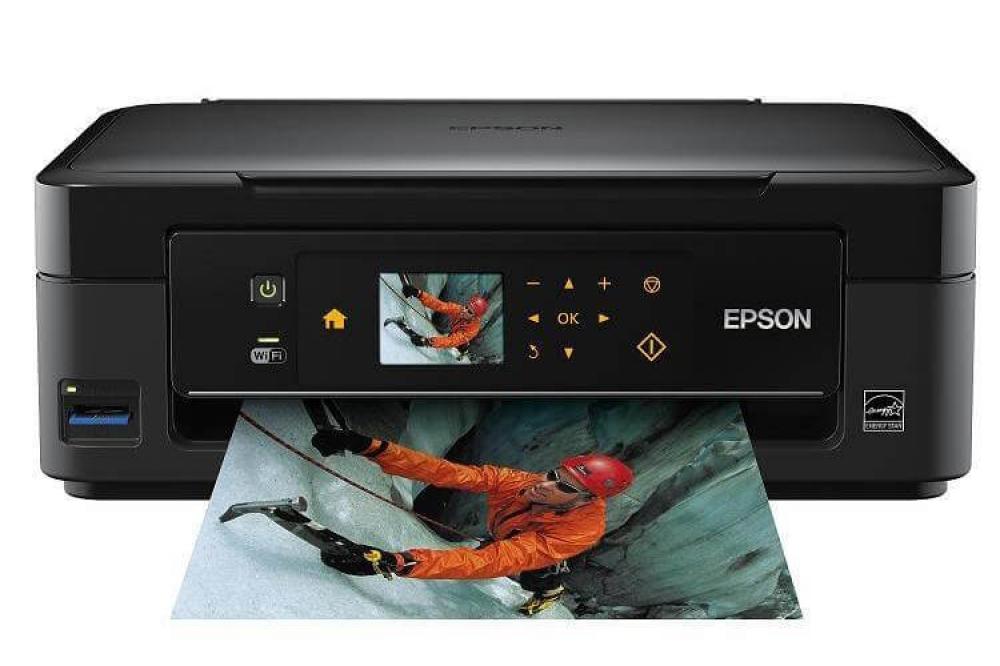 изображение МФУ Epson Stylus SX440W с ПЗК и чернилами