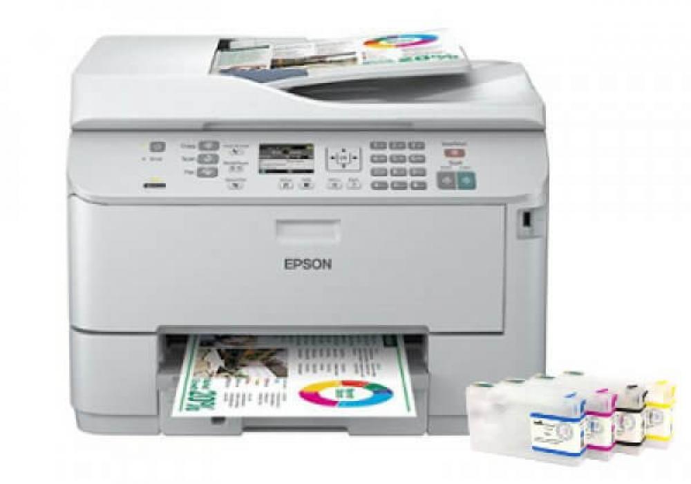 изображение МФУ Epson WorkForce Pro WP-4525DNF с ПЗК и чернилами - изображение 1