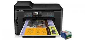 МФУ Epson WorkForce WF-7525 с ПЗК и чернилами МФУ Epson WorkForce WF-7525 с ПЗК и чернилами