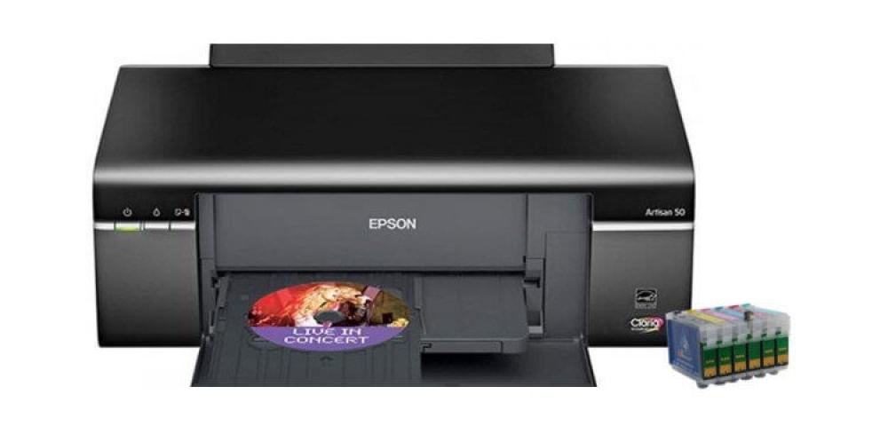 изображение Цветной принтер Epson Artisan 50 с ПЗК и чернилами - изображение 1