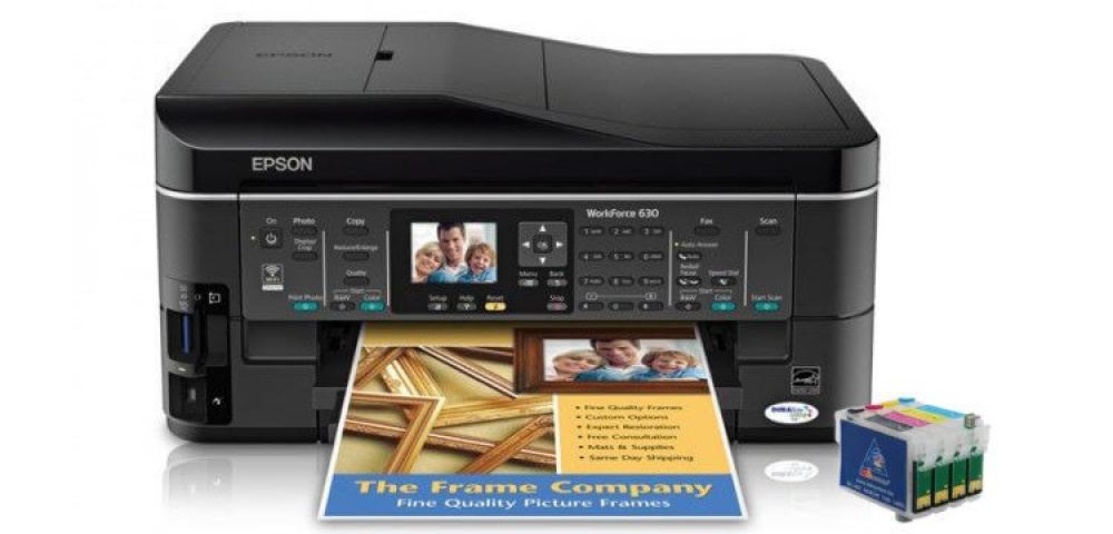 изображение МФУ Epson WorkForce 630 с ПЗК и чернилами - изображение 1