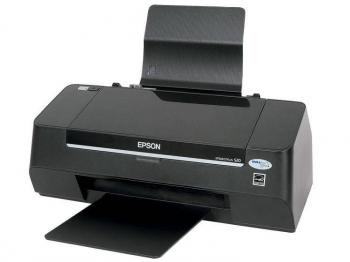 Цветной принтер Epson Stylus S20 с ПЗК и чернилами