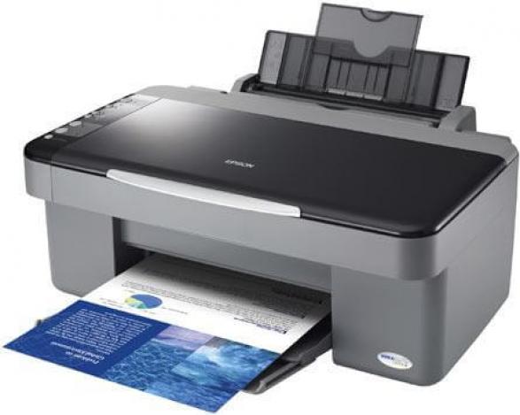 изображение МФУ Epson Stylus CX3900 с ПЗК и чернилами
