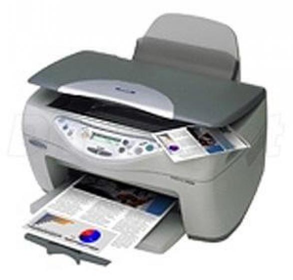 изображение МФУ Epson Stylus CX5200 с ПЗК и чернилами