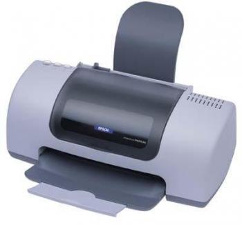 Цветной принтер Epson Stylus Color 777 с ПЗК и чернилами