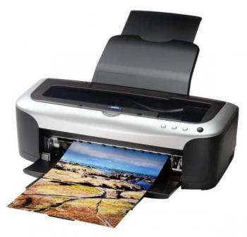 Цветной принтер Epson Stylus Photo R2100 с ПЗК и чернилами Цветной принтер Epson Stylus Photo R2100 с ПЗК и чернилами
