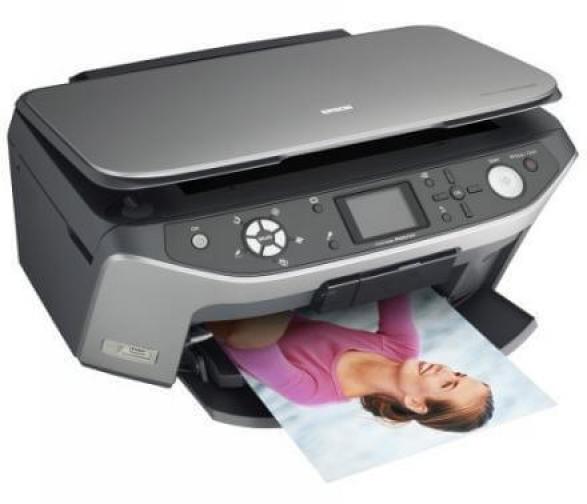 изображение МФУ Epson Stylus Photo RX560 с ПЗК и чернилами