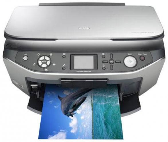 изображение МФУ Epson Stylus Photo RX640 с ПЗК и чернилами