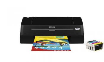 Цветной принтер Epson Stylus T26 с ПЗК и чернилами Цветной принтер Epson Stylus T26 с ПЗК и чернилами
