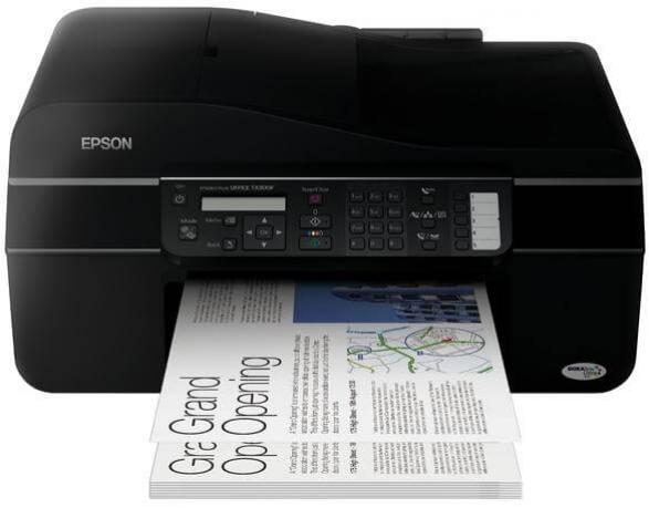 изображение МФУ Epson Stylus Office TX300F с ПЗК и чернилами