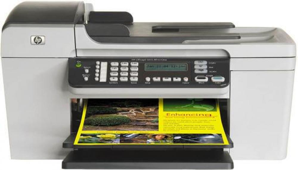 изображение МФУ HP Officejet 5615 с СНПЧ и чернилами - изображение 1