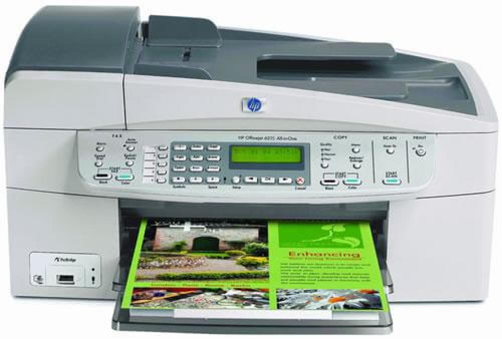 изображение МФУ HP Officejet 6215 с СНПЧ и чернилами - изображение 1
