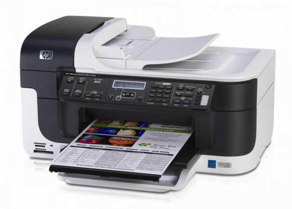 изображение МФУ HP Officejet J6424 с СНПЧ и чернилами - изображение 1