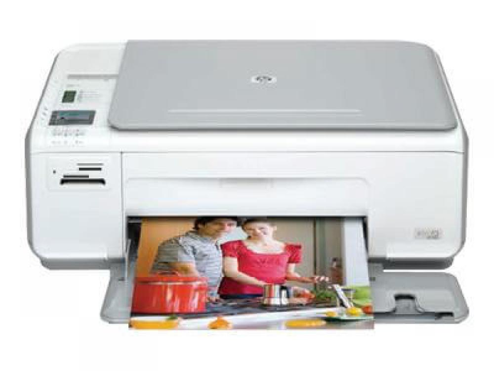 изображение МФУ HP Photosmart C4340 с СНПЧ и чернилами - изображение 1