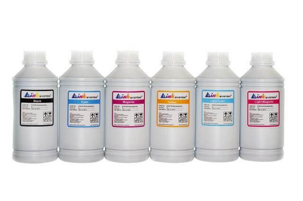 изображение Комплект экосольвентных чернил INKSYSTEM 6 цветов (1 L)
