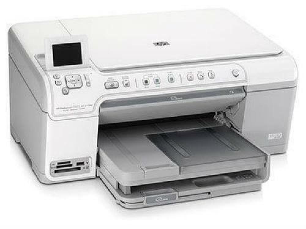 изображение МФУ HP PhotoSmart C5373 с СНПЧ и чернилами - изображение 1