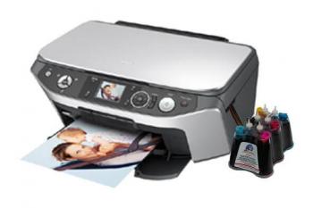 МФУ Epson Stylus Photo RX590 с СНПЧ и чернилами МФУ Epson Stylus Photo RX590 с СНПЧ и чернилами