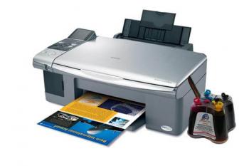 МФУ Epson Stylus CX5900 с СНПЧ и чернилами МФУ Epson Stylus CX5900 с СНПЧ и чернилами