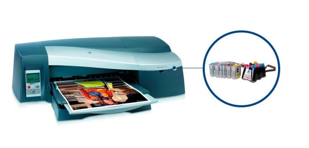 изображение Плоттер HP DesignJet 30 с СНПЧ и чернилами - изображение 1