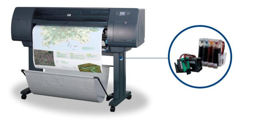 изображение Плоттер HP DesignJet 4020 с СНПЧ и чернилами - изображение 1