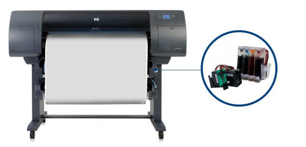 изображение Плоттер HP DesignJet 4520 с СНПЧ и чернилами - изображение 1