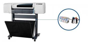 Плоттер HP DesignJet 510 с СНПЧ и чернилами Плоттер HP DesignJet 510 с СНПЧ и чернилами