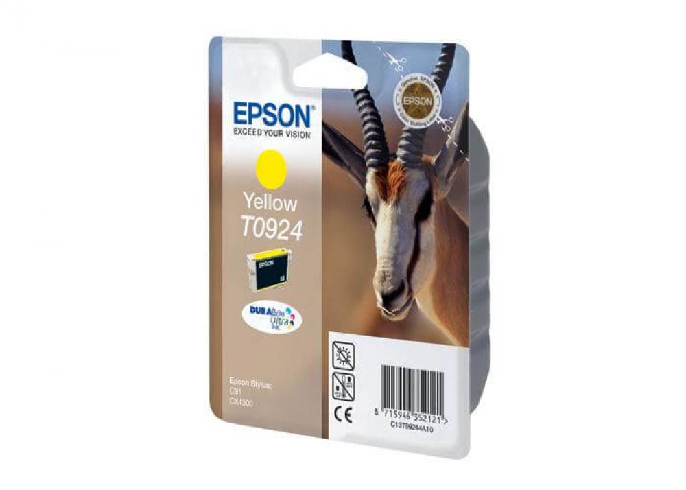 изображение Картридж Epson T0924 Yellow (желтый) код C13T09244A10 изображение Картридж Epson T0924 Yellow (желтый) код C13T09244A10