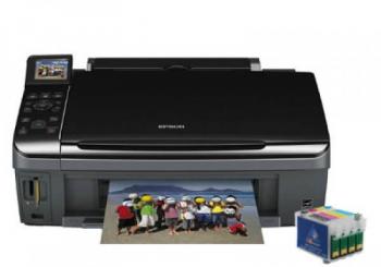 МФУ Epson Stylus TX410, TX419 с ПЗК и чернилами