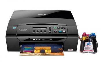 МФУ Brother DCP-375CW с СНПЧ и чернилами