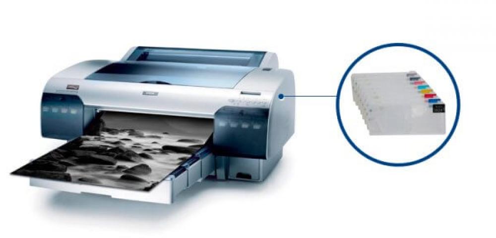 изображение Плоттер Epson Stylus Pro 4880 с ПЗК и чернилами - изображение 1