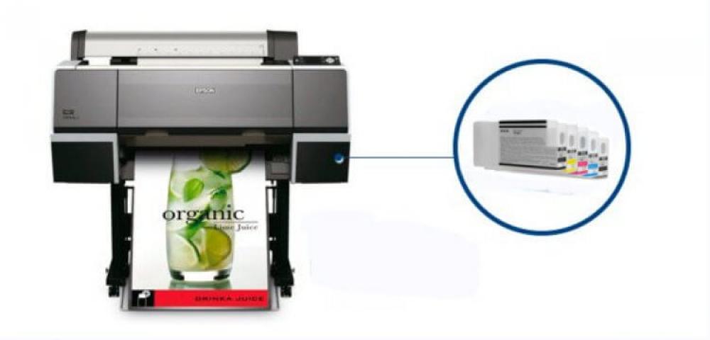 изображение Плоттер Epson Stylus Pro 7700 с ПЗК и чернилами - изображение 1