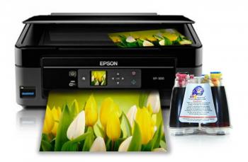 МФУ Epson Expression Home XP-300 с СНПЧ и чернилами МФУ Epson Expression Home XP-300 с СНПЧ и чернилами
