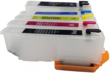 Перезаправляемые картриджи для Epson Expression Premium XP-600 (чип T26)