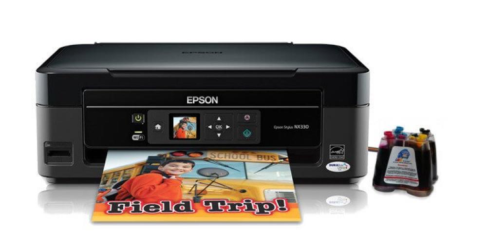 изображение МФУ Epson Stylus NX330 Refurbished by Epson с СНПЧ и чернилами - изображение 1