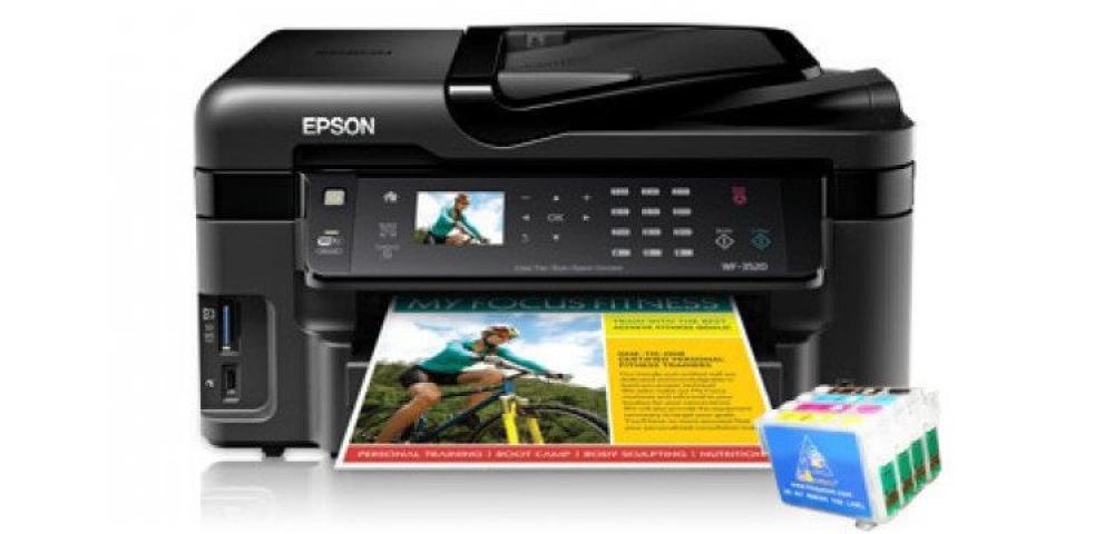 изображение МФУ Epson Workforce WF-3520DWF Refurbished by Epson с ПЗК и чернилами - изображение 1
