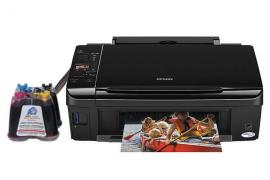 МФУ Epson Stylus NX215 с СНПЧ и чернилами МФУ Epson Stylus NX215 с СНПЧ и чернилами
