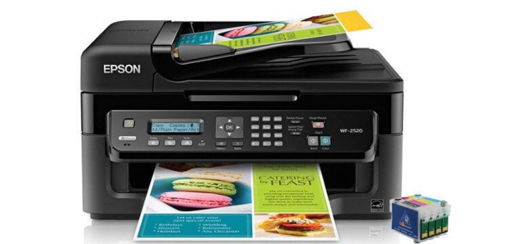 изображение МФУ Epson Workforce WF-2520 Refurbished by Epson с ПЗК и чернилами - изображение 1