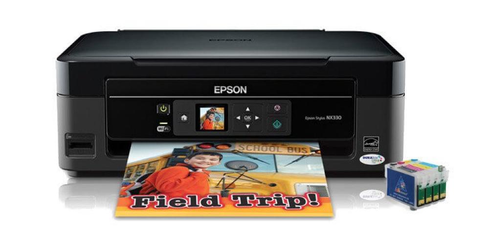 изображение МФУ Epson Stylus NX330 Refurbished by Epson с ПЗК и чернилами - изображение 1