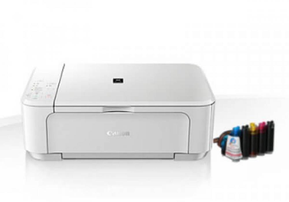 изображение МФУ Canon PIXMA MG3540 с СНПЧ и чернилами White - изображение 1