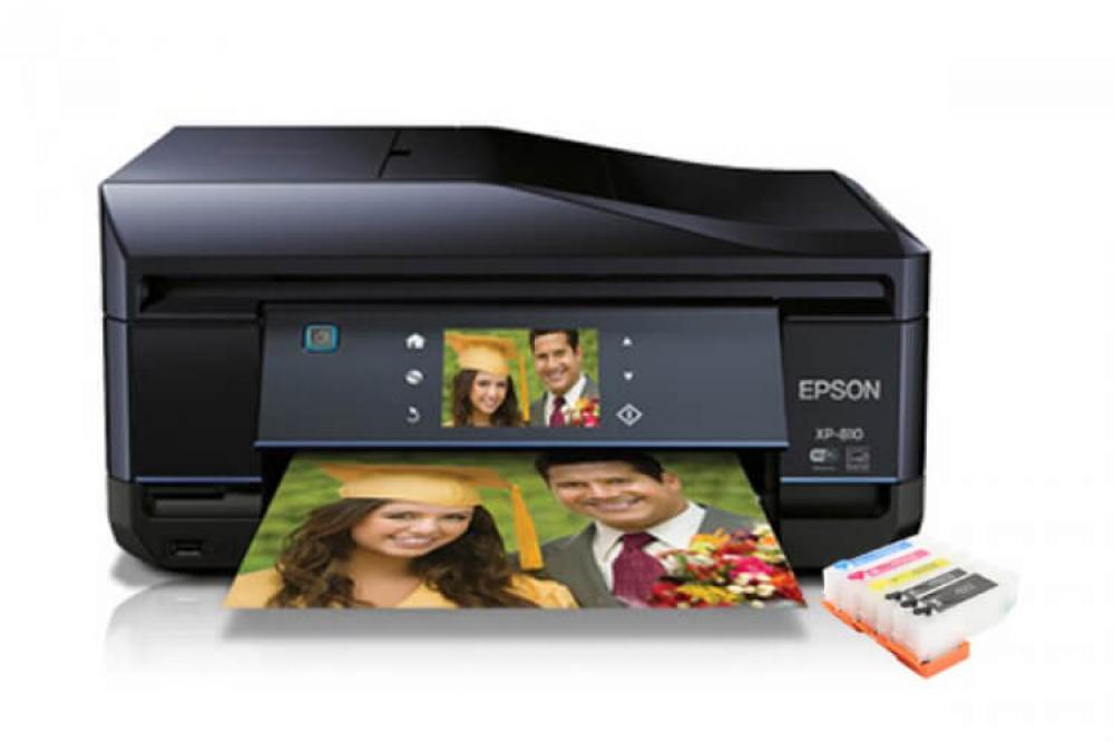 изображение МФУ Epson Expression Premium XP-810 с ПЗК и чернилами - изображение 1