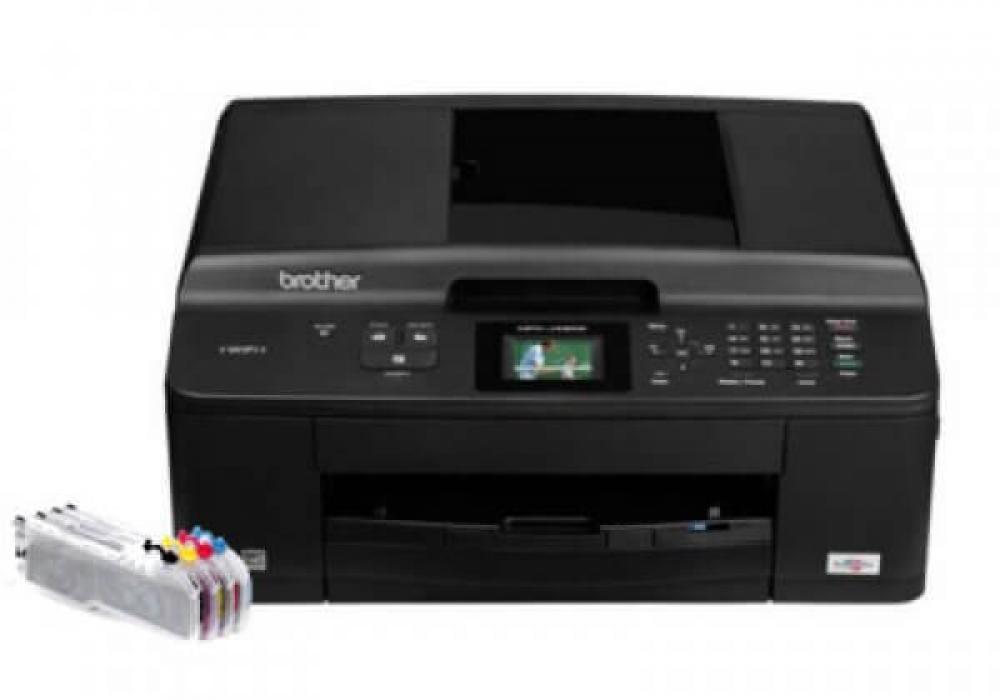 изображение МФУ Brother MFC-J430W с ПЗК и чернилами (Рус) - изображение 1