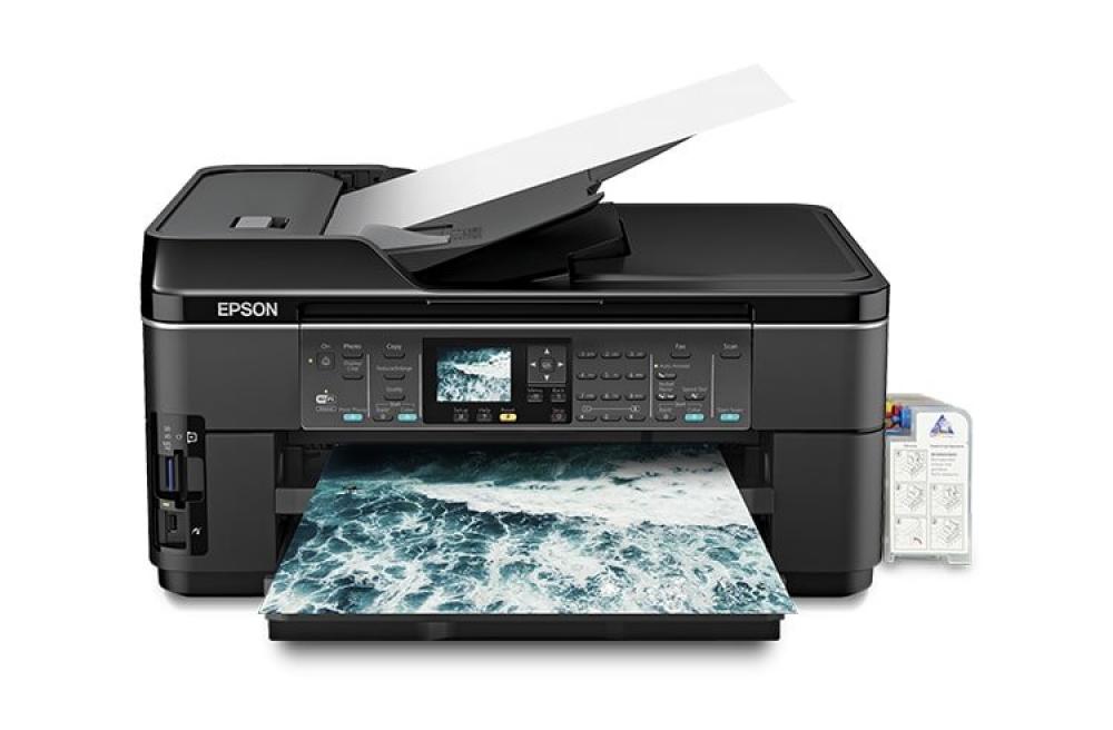 изображение МФУ Epson WorkForce WF-7510 Refurbished by Epson с СНПЧ и чернилами - изображение 1