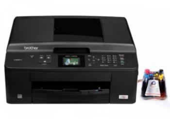 МФУ Brother MFC-J280W с СНПЧ и чернилами