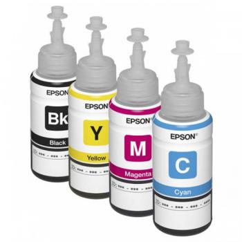 Оригинальные чернила для Epson L120 4 цвета (70 ml) Оригинальные чернила для Epson L120 4 цвета (70 ml)