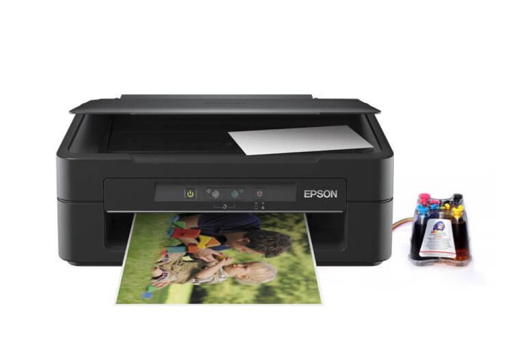 изображение МФУ Epson Expression Home XP-100 с СНПЧ и чернилами - изображение 1