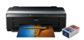 Цветной принтер Epson Stylus Photo R2000 с ПЗК и чернилами Цветной принтер Epson Stylus Photo R2000 с ПЗК и чернилами