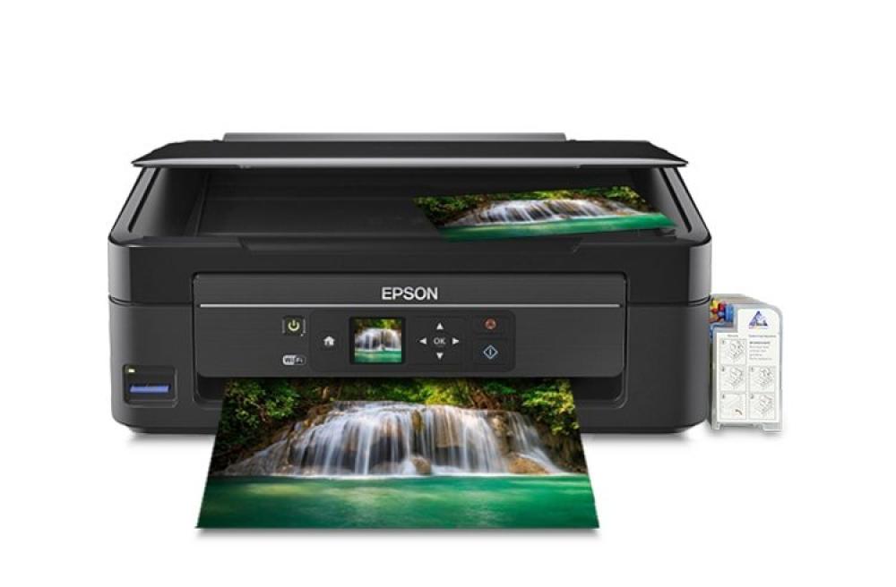изображение МФУ Epson Expression Home XP-323 с СНПЧ и чернилами - изображение 1